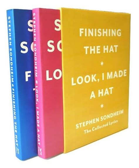 Read Free Hat Box The Collected Lyrics Of Stephen Sondheim F