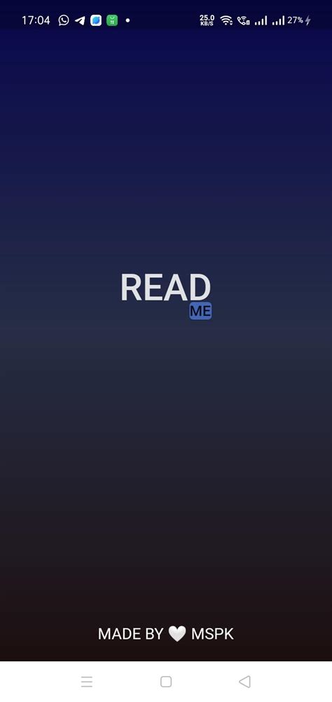 Read Me for Android APK Download