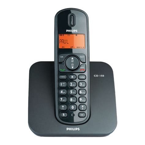 Read Online Philips Cd150 Telephone User Manual