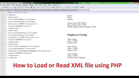 Read XML YouTube
