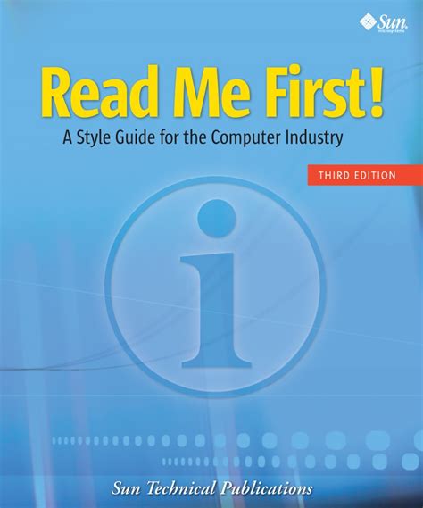 Read me first a style guide for the computer industry by sun technical publications. - Modern day vikings a pracical guide to interacting with the.