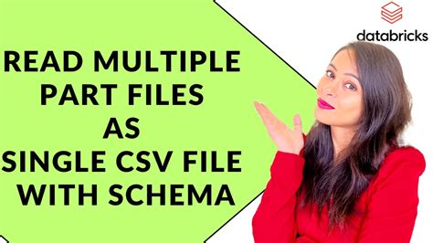 Read multiple csv part files as one file with schema in databricks