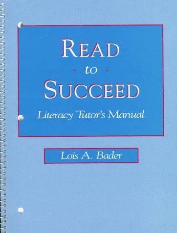 Read to succeed literacy tutors manual. - Apa manual for a summary regression table.