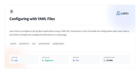 Read yaml file in java spring boot.  Spring Boot is a complete solution that auto-configures...