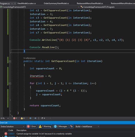 Read-only ("const"-like) function parameters of C#