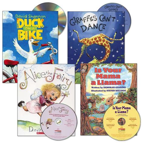 ReadAloud Books and CDs Set of 4