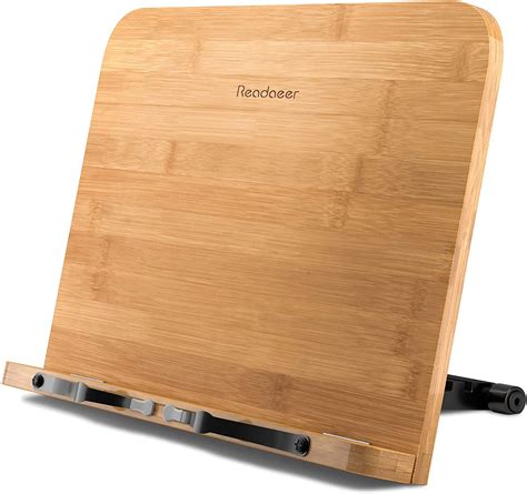 Readaeer Large Size Bamboo Reading Rest Cookbook …