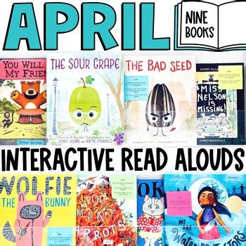 Readalouds for first and second grade in April Interactive read