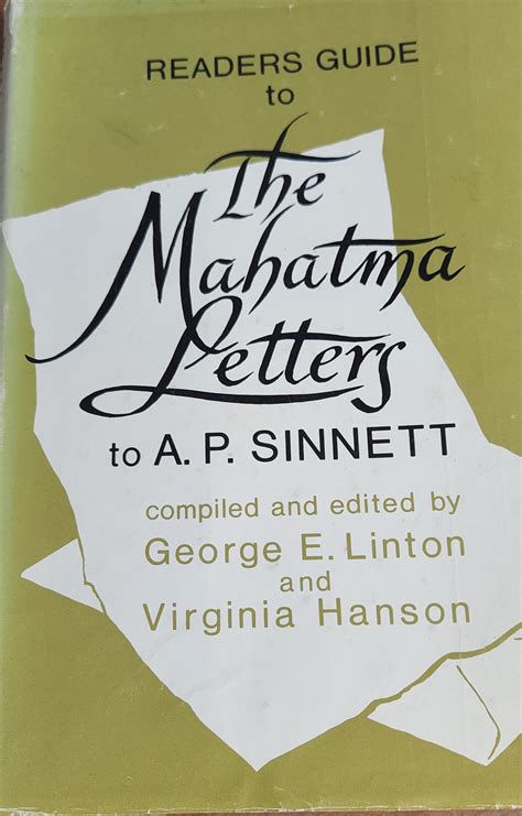 Readeraposs guide to the mahatma letters to ap sinnett 2nd edition. - Motivating unwilling learners in further education the key to improving behaviour.