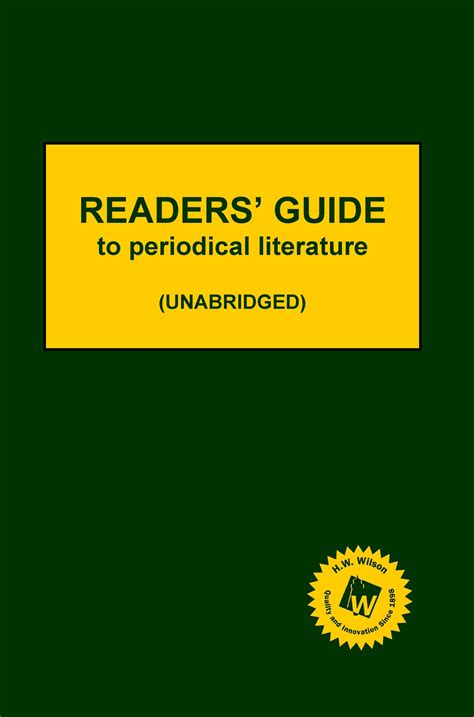 Readers guide to periodical literature 1997 by h w wilson company. - Investissements privés et publics au québec.