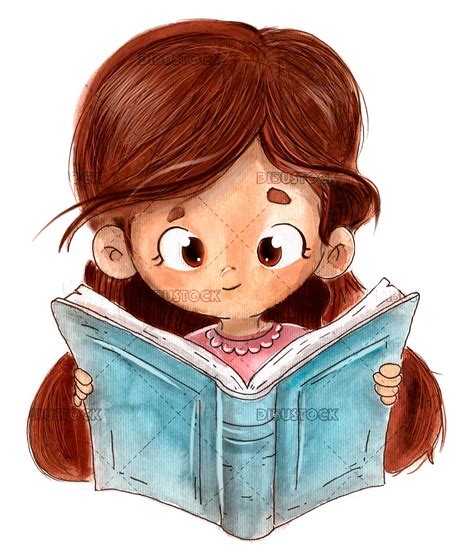 Reading A Book Drawing