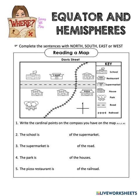 Reading A Map Worksheet Answer Key Reading Worksheet Printable