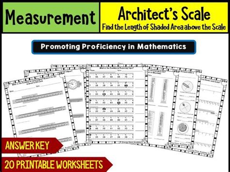 Reading An Architectural Scale Worksheet