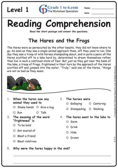 Reading Comprehension with Read Theory