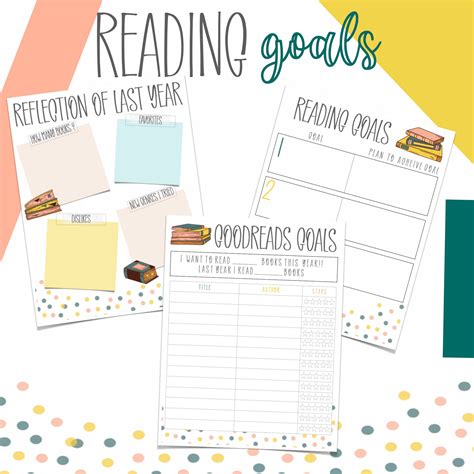 Reading Journal Printables by Design