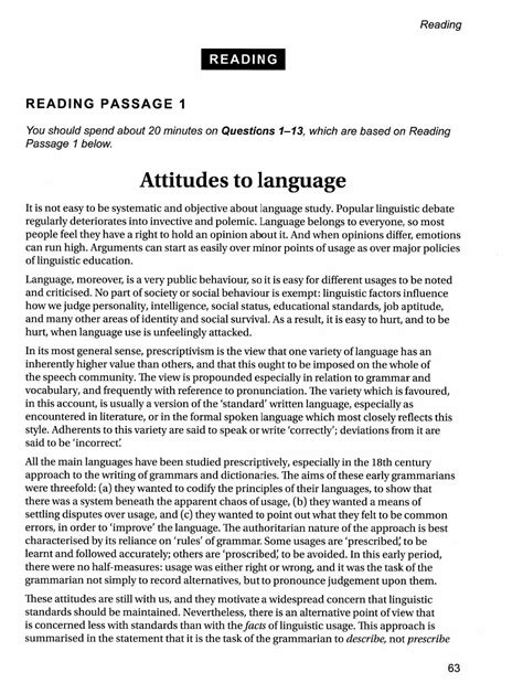 Reading Passages For Ielts With Answers
