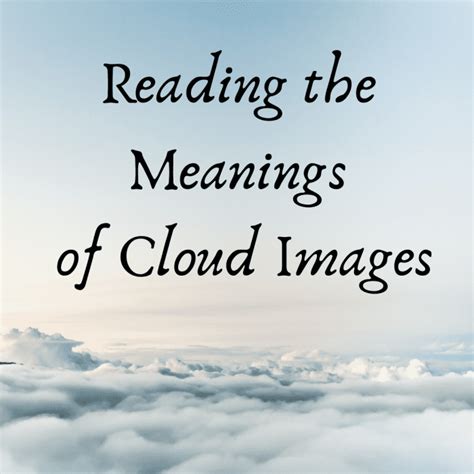 Reading the Meanings of Cloud Images - Exemplore