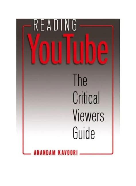 Reading youtube the critical viewers guide digital formations. - Veisuun vaihtoedot : musiikillinen distribuutio ja kognitiiviset toiminnot.