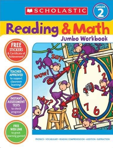 Read Reading  Math Jumbo Workbook Grade 2 By Terry Cooper