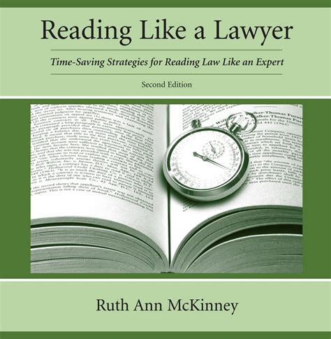 Download Reading Like A Lawyer Timesaving Strategies For Reading Law Like An Expert By Ruth Ann Mckinney