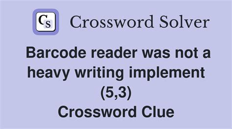 Reads Like A Bar Code - Crossword Clue Answers