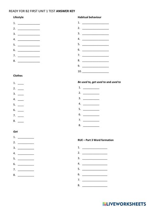 Ready for first answer key. .