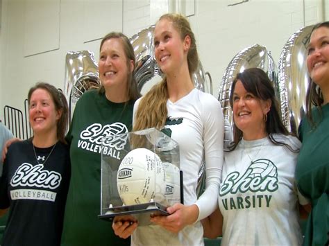 Reagan Ennist amasses 1,000 kills for Shen volleyball in sweep of Saratoga Springs
