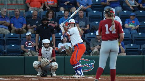 Florida softball's Reagan Walsh hits a home run vs. Alabama, 4/11/22.This video belongs to the Southeastern Conference and the NCAA.. 