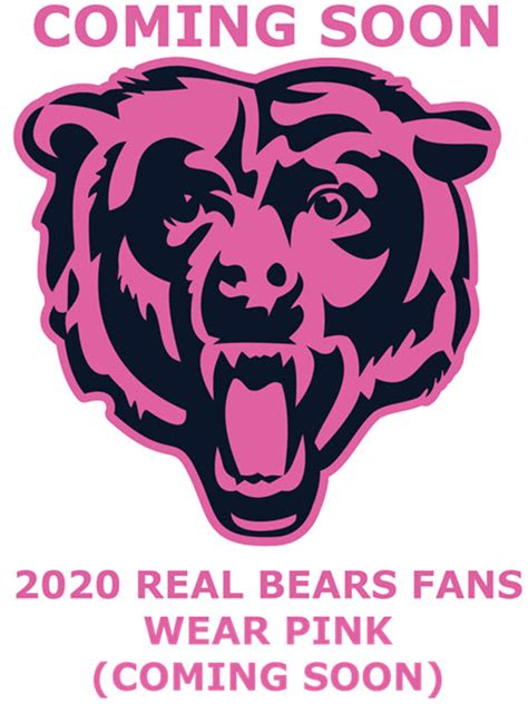 Real Bears Fans Wear Pink - 2024 Campaign Wed Sep 21, 2024