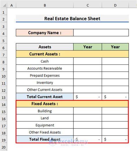 Real Estate Balance