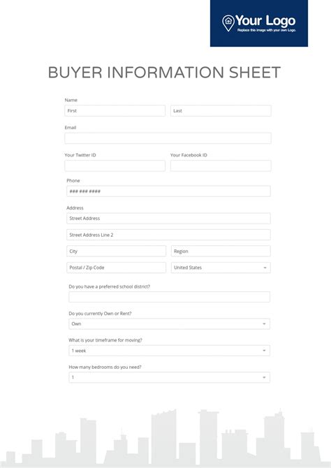 Real Estate Client Information Sheet How to create a Real Estate Client Information Sheet