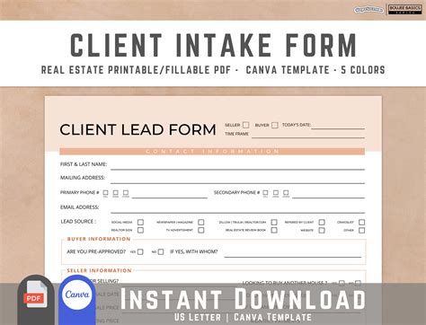 Real Estate Intake Form How to create a Real Estate Intake Form
