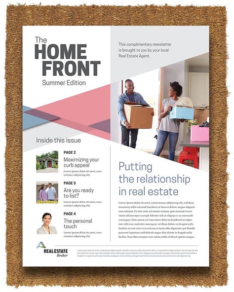 Real Estate Newsletter Templates Design Examples