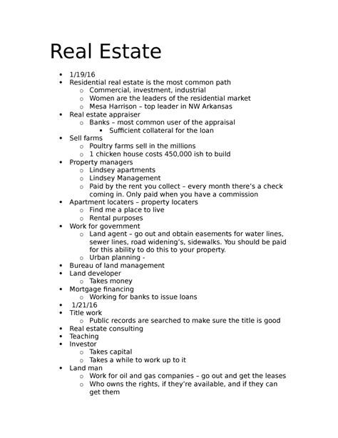 Real Estate Notes Definition Home Guides SF Gate