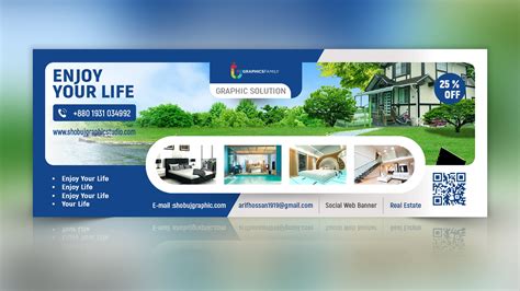 Real Estate Web Banner Design Free PSD GraphicsFamily
