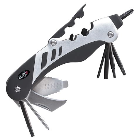 Real avid. Real Avid Gun Tool Max, 37-in-1 Multitool for Gunsmithing, Includes Pliers, Wire Cutters, Knife Blade, Universal Choke Wrench, Bits, Wrenches & Sheath, Perfect EDC Tool for Hunting & Gun Owners black 4.6 out of 5 stars 600 