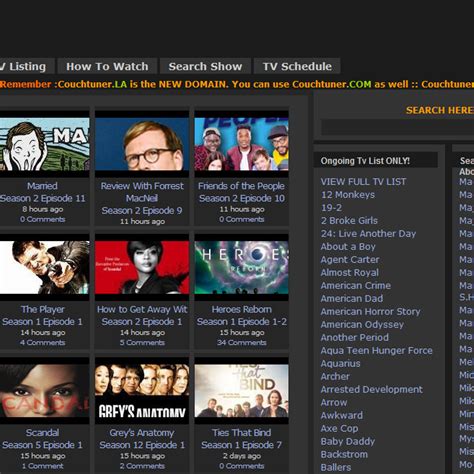 Real couch tuner. The current couchtuner is couchtuner.rest. However it is better to look for alternative in no time this new site will also be down. Here is an article that helps you find working alternatives for couchtuner movies and tv shows. couchhtuner.show. It has been for so long I've forgotten. 