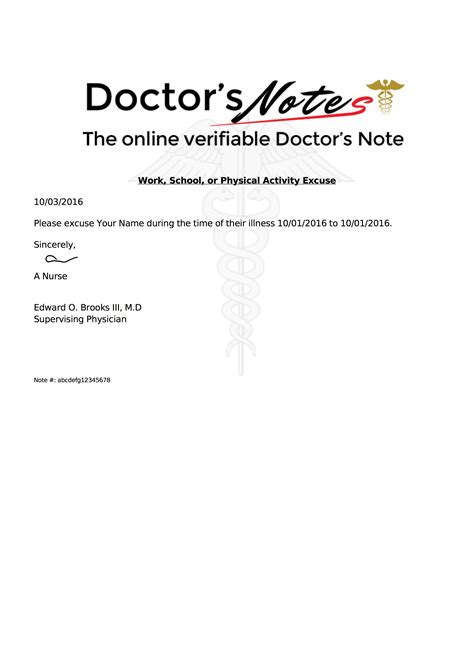 It is a pretty straightforward document that includes the following information; ad. Patient’s name. The reason for the note. The contact information of the doctor who attended the patient. The time and date when you got urgent note. Details regarding the doctor’s diagnosis. ad. Download Template (241 KB). 
