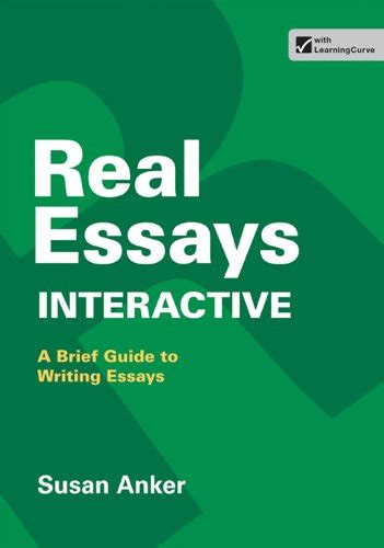 Real essays interactive update a brief guide to writing essays. - Audi a6 27 biturbo workshop manual free.