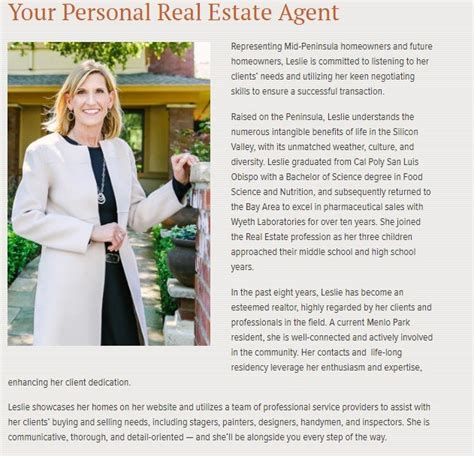 Real estate agent bio questionnaire.  We&rsquo;ll get into the many ways y...
