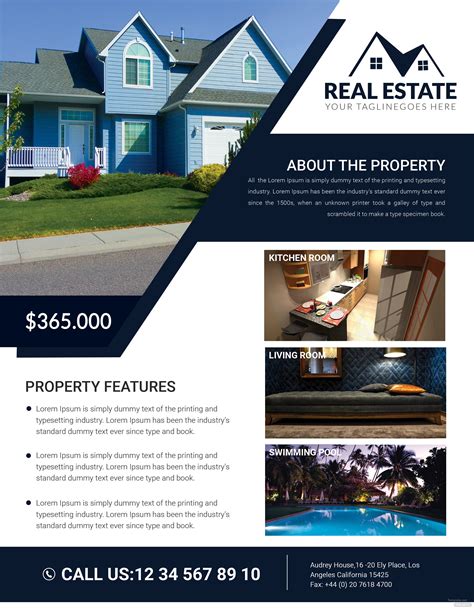 Real estate flyer template. Things To Know About Real estate flyer template. 