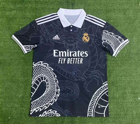 Real madrid dragon jersey. Click here to view all FootballMonk Reviews. ₹ 1,799.00 ₹ 899.00. Customized Jerseys will take 4-5 Business days to dispatch. Plain jerseys will be dispatched with 2-3 days. Free Shipping for paid orders. COD Fees ₹70. Click here to view Real-time Sample Jerseys. Size Chart. 