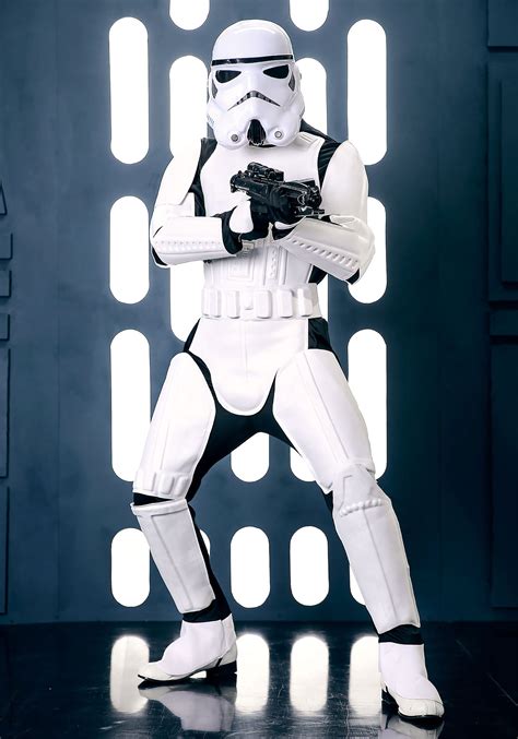 Wearing this Stormtrooper authentic costume is much safe than enlisting in the Galactic …
