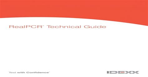 RealPCR* Technical Guide - IDEXX US