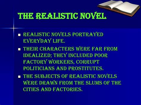 Realism and the Realist Novel - University of Virginia