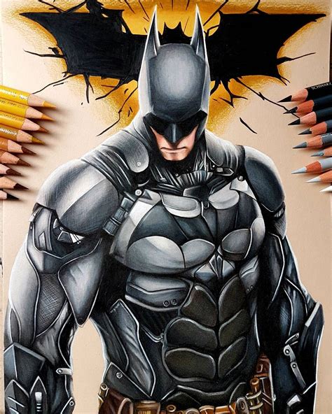 Realistic Batman Drawings