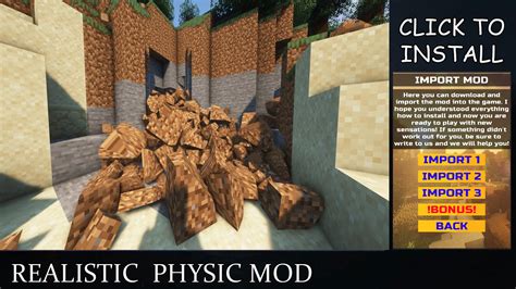 Realistic Physics Mod MCPE APK Download for Android 