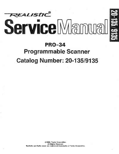 Realistic Pro 34 service manual 300dpi scans converted to …