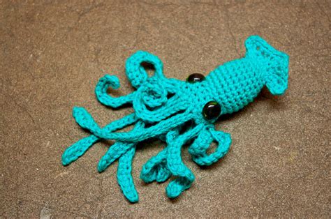 Realistic Squid Crochet Pattern PDF
