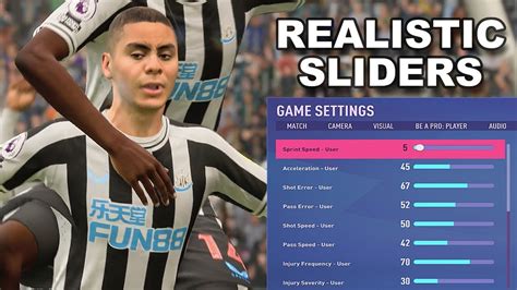 FIFA 23's most realistic sliders gameplay.Sliders:Half Length: 8 mins, LegendaryGame Speed: ... FIFA 23's most realistic sliders gameplay.Sliders:Half Length: 8 mins, ...